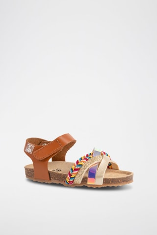 $Sandales en cuir - Camel