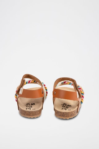 $Sandales en cuir - Camel
