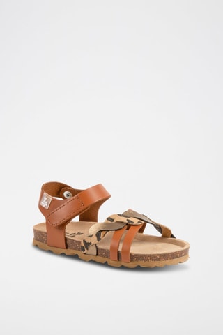$Sandales en cuir - Camel