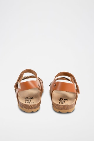 $Sandales en cuir - Camel