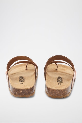 $Sandales en cuir - Orange