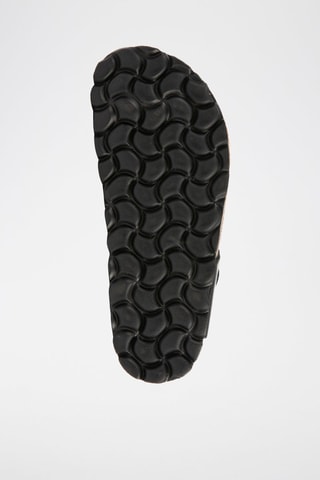 $Sandales en cuir Noir