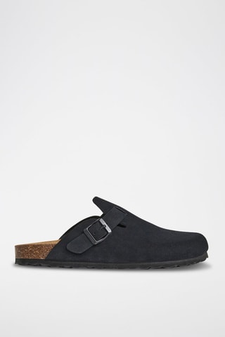 $Sabots en nubuck Rosso - Noir
