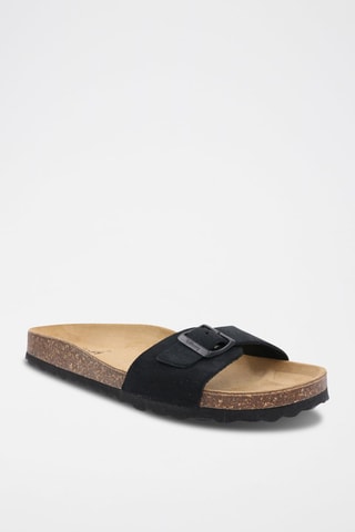 $Mules en nubuck Rosso - 
Noir