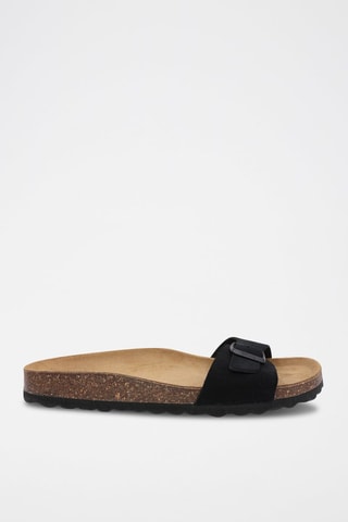 $Mules en nubuck Rosso - 
Noir