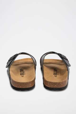 $Mules en cuir - Noir