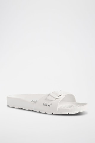 $Mules - Blanc