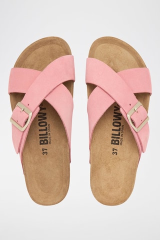 $Mules en nubuck - Rose
