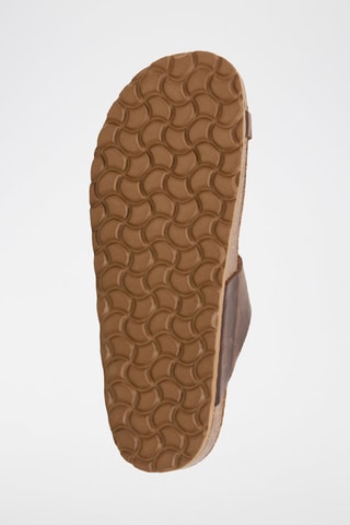 $Sandales en cuir - Marron