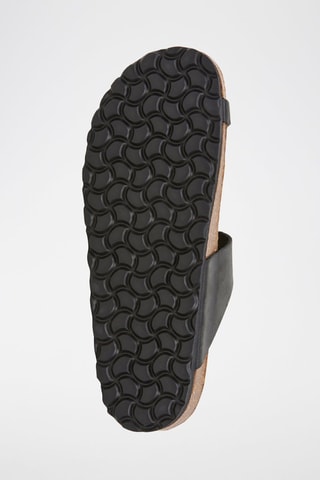 $Sandales en cuir - Noir