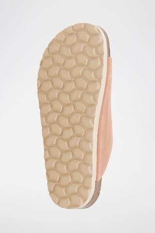 $Mules en cuir - Rose