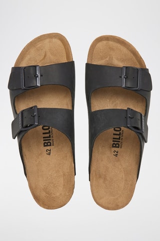 $Mules en cuir - Noir