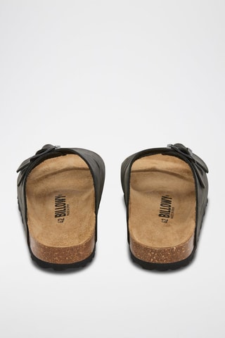 $Mules en cuir - Noir