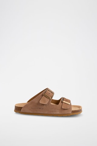 $Mules en nubuck Marron clair