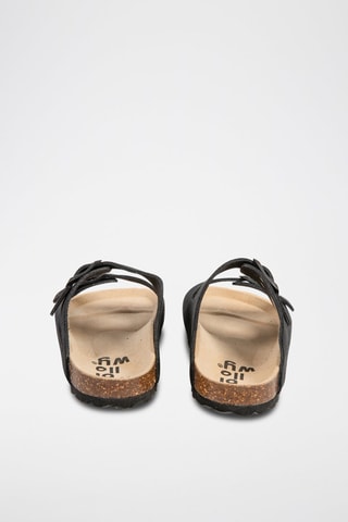 $Mules en nubuck Noir