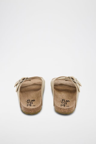 $Mules en nubuck - Vert clair
