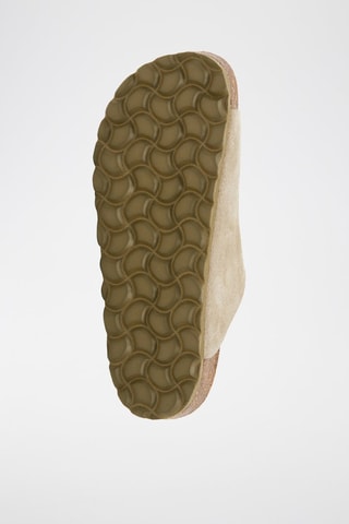 $Mules en nubuck - Vert clair
