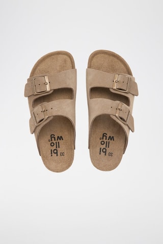 $Mules en nubuck - Marron