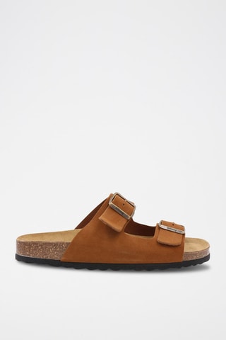 $Mules en cuir Rosso Marron clair
