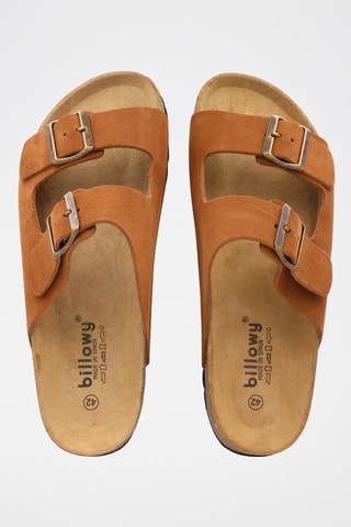 $Mules en cuir Rosso Marron clair