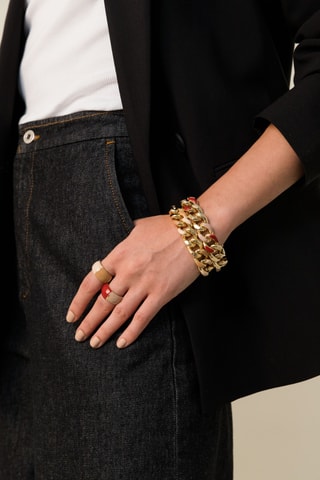 $Bracelet Caffelatte - Plaqué or jaune