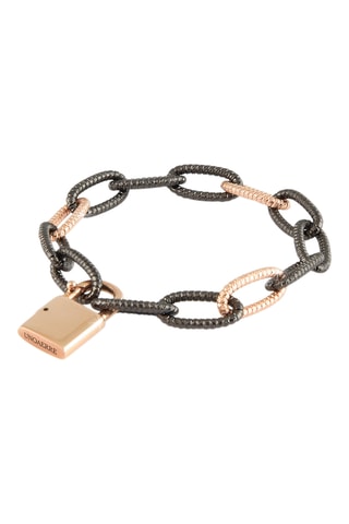 $Bracelet Padlock - Plaqué or rose