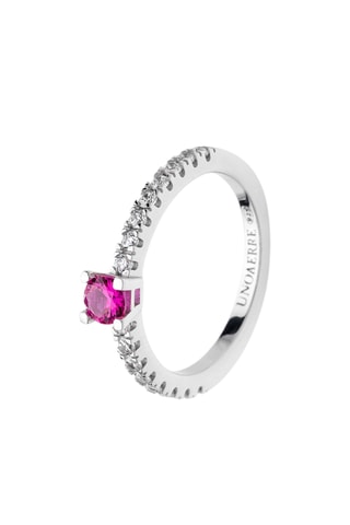 $Bague Luxury - Argent et zircons cubiques