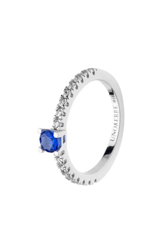 $Bague Luxury - Argent et zircons cubiques