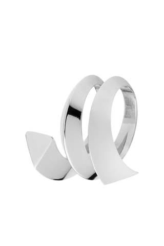 $Bague Apogeo - Plaqué or blanc
