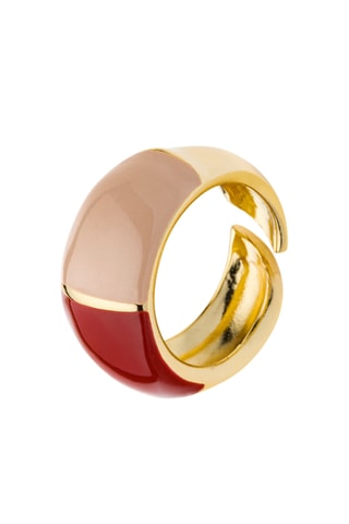 $Bague Pompei - Plaqué or jaune