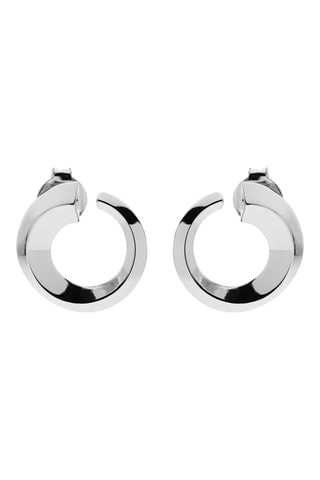 $Boucles d’oreilles Apogeo - Plaqué or blanc