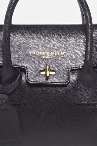 $Sac à main en cuir Jeny - Noir
