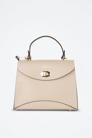 $Sac à main en cuir Winy - Taupe
