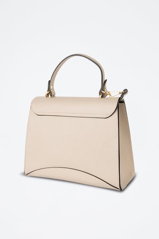 $Sac à main en cuir Winy - Taupe