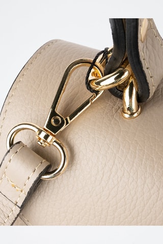 $Sac à main en cuir Winy - Taupe