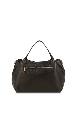 $Sac à main en cuir Allegra -  Noir