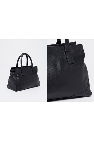 $Sac à main en cuir Eve - Noir