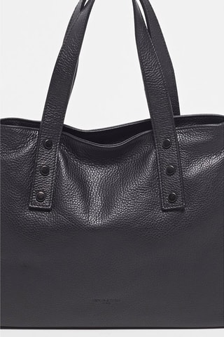 $Sac à main en cuir Mars - Noir