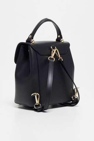$Sac à main en cuir Elena - Noir