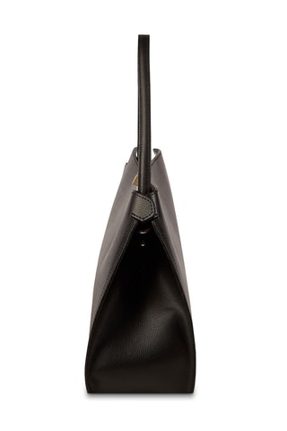 $Sac à main en cuir Vecy - Noir