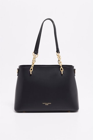 $Sac à main en cuir Prague - Noir
