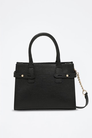 $Sac à main en cuir Livia - Noir
