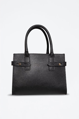 $Sac à main en cuir Livia - Noir