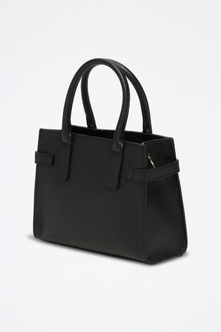 $Sac à main en cuir Livia - Noir