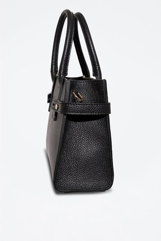 $Sac à main en cuir Livia - Noir