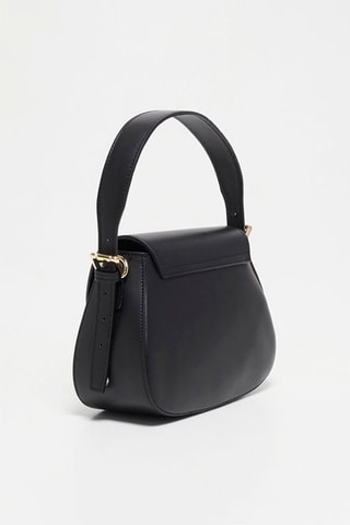 $Sac à main en cuir Laura -  Noir