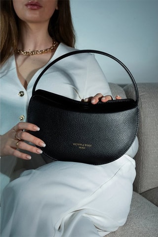 $Sac à main en cuir Mini Alexa - Noir