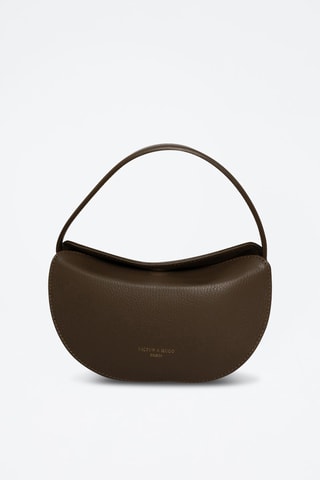 $Sac à main en cuir Mini Alexa - Taupe