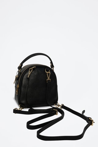 $Sac à dos en cuir Ketlin - Noir