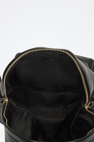 $Sac à dos en cuir Marcela - Noir